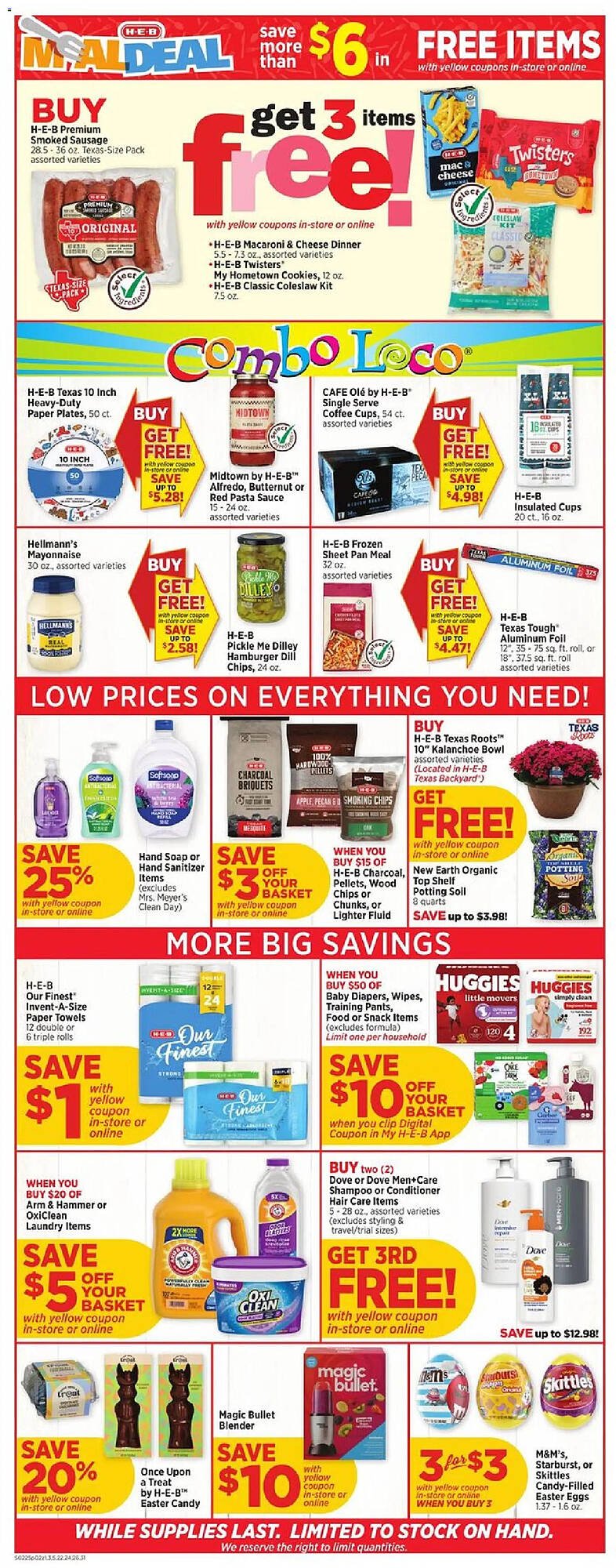 H-E-B weekly ad