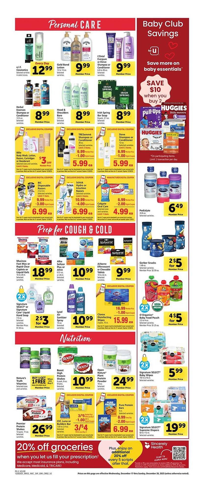 Vons weekly ad