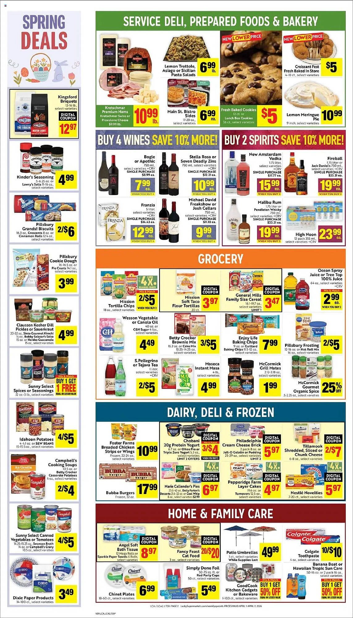 Lucky Supermarkets weekly ad