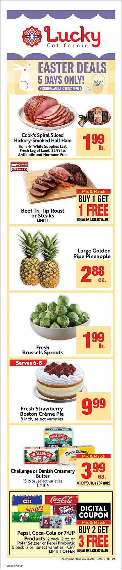 Lucky Supermarkets weekly ad