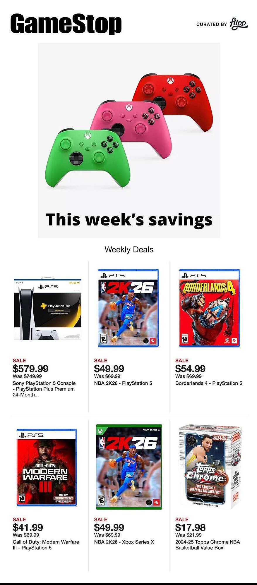 Game Stop weekly ad (2025-10-27 - 2025-11-02) | 1