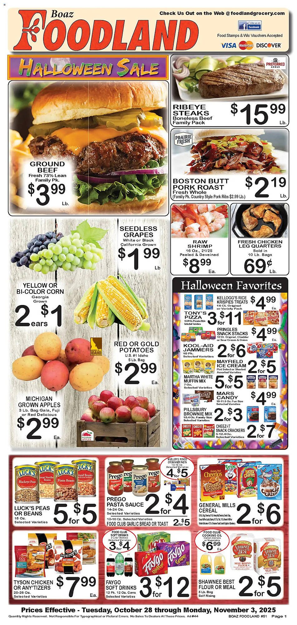 Foodland weekly ad (2025-10-28 - 2025-11-04) | 1