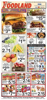 Foodland weekly ad (2025-10-28 - 2025-11-04)