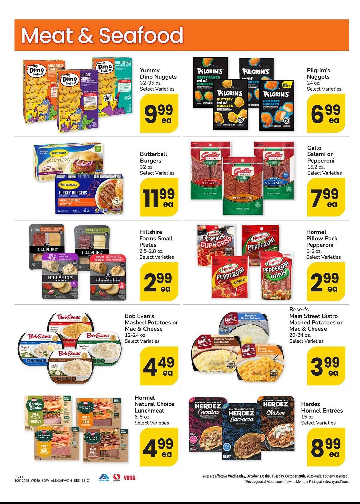 Safeway weekly ad (2025-10-01 - 2025-10-28) | 11