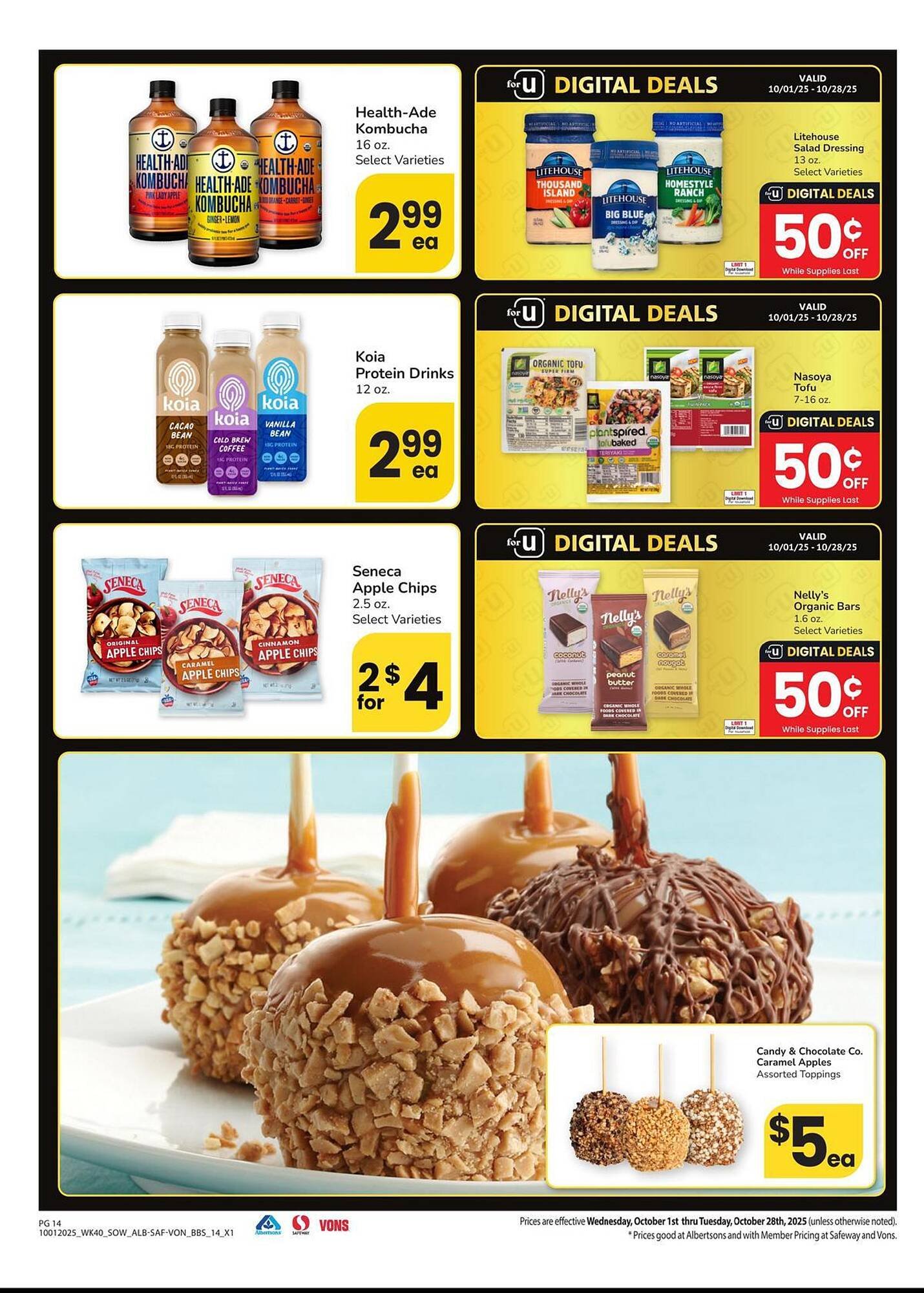 Safeway weekly ad (2025-10-01 - 2025-10-28) | 14