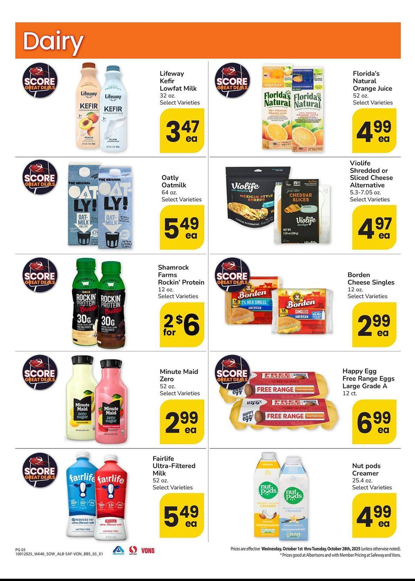Safeway weekly ad (2025-10-01 - 2025-10-28) | 3