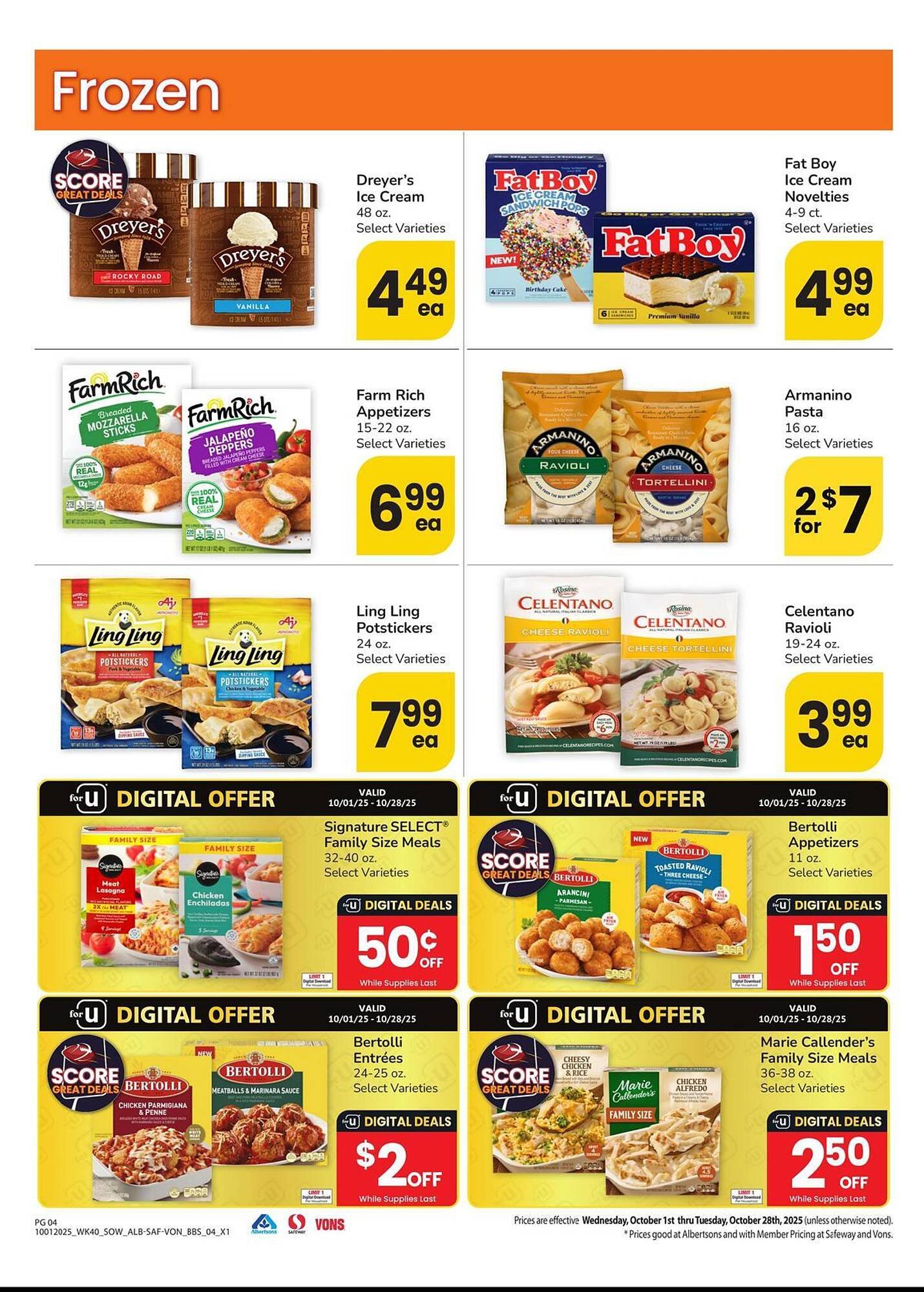Safeway weekly ad (2025-10-01 - 2025-10-28) | 4