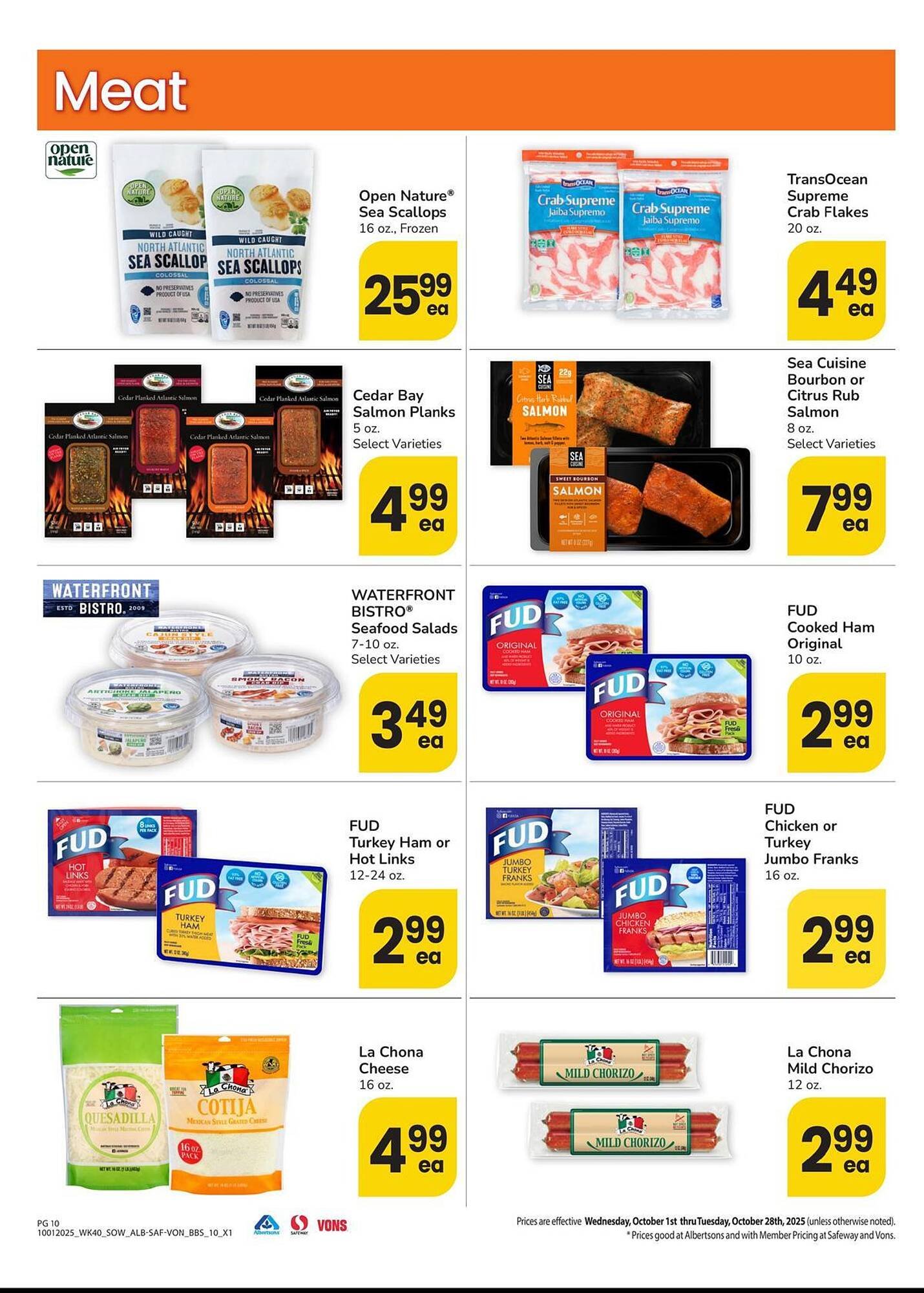 Safeway weekly ad (2025-10-01 - 2025-10-28) | 10