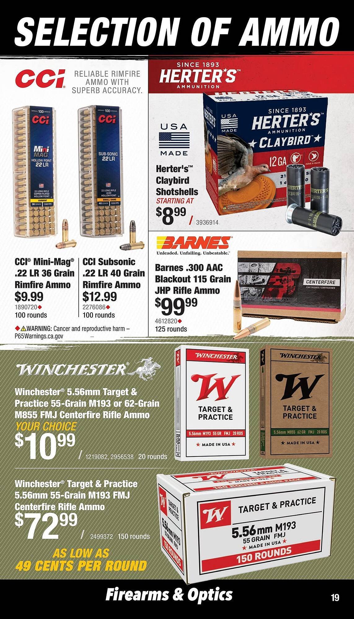 Cabela's weekly ad
