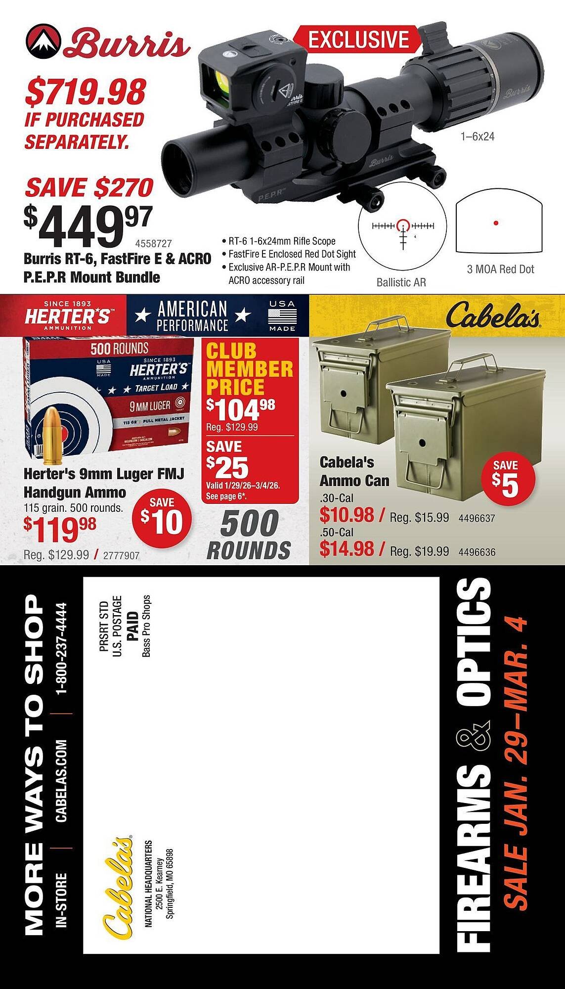 Cabela's weekly ad