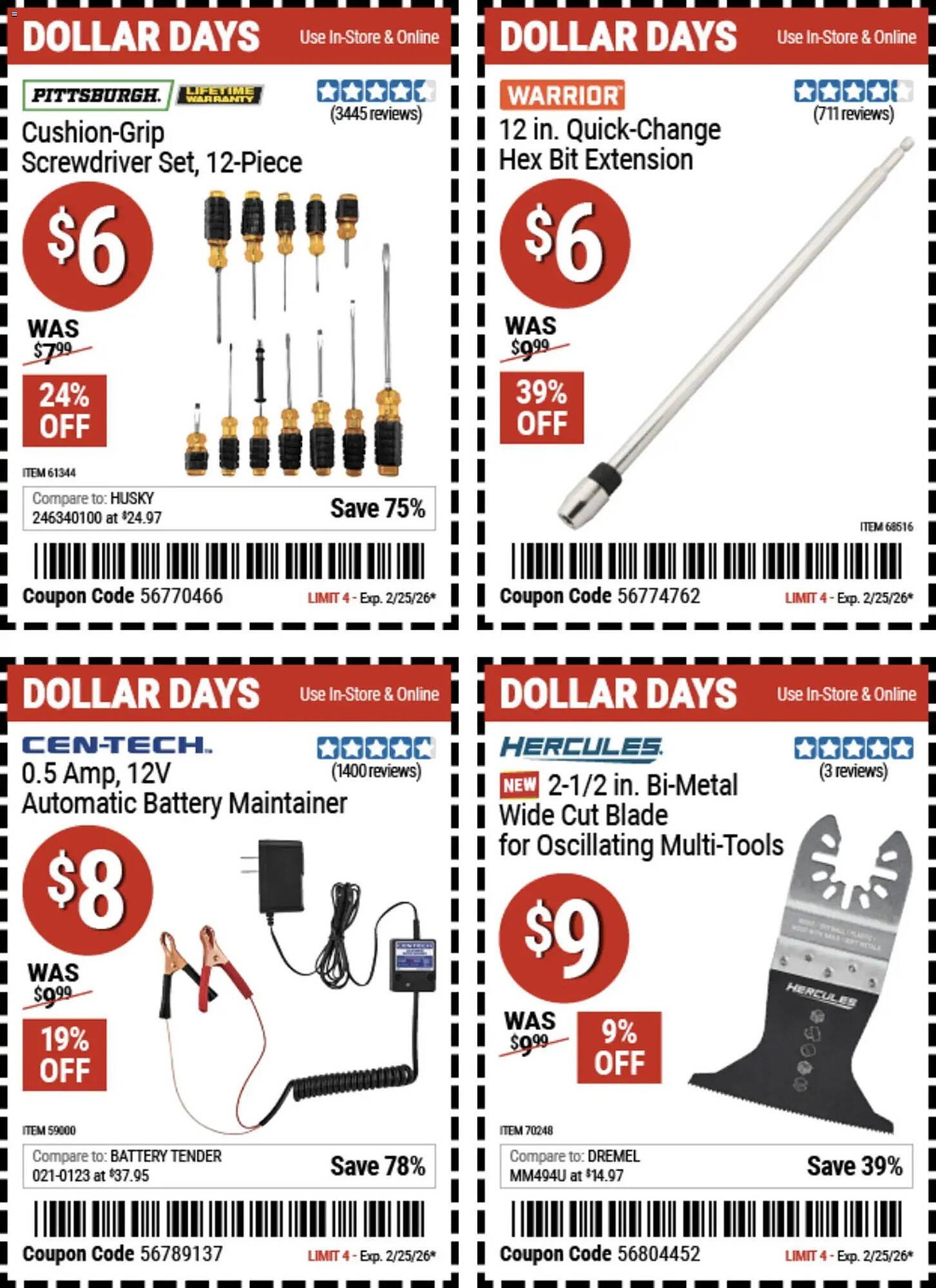 Harbor Freight Tools weekly ad