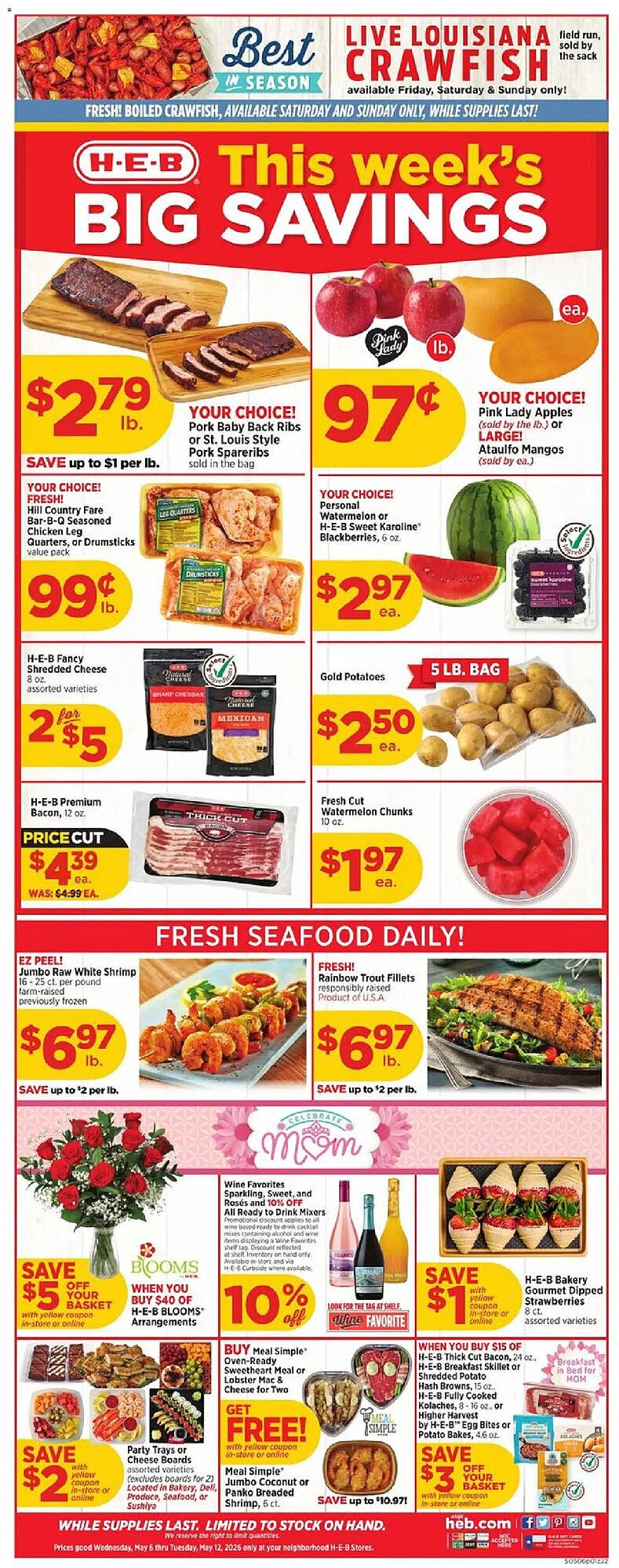 H-E-B weekly ad