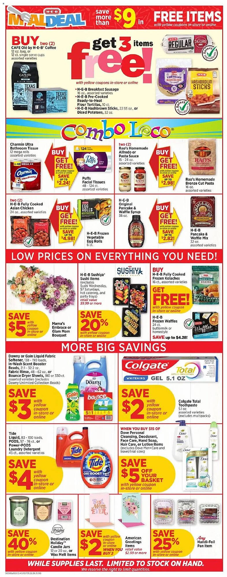 H-E-B weekly ad