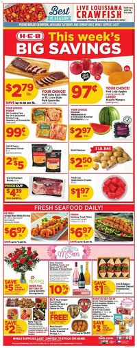 H-E-B weekly ad