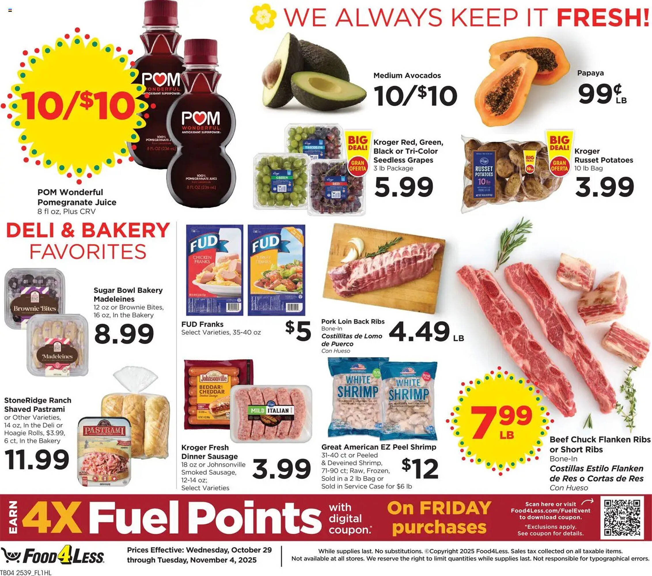 Food 4 Less weekly ad (2025-10-29 - 2025-11-04) | 6