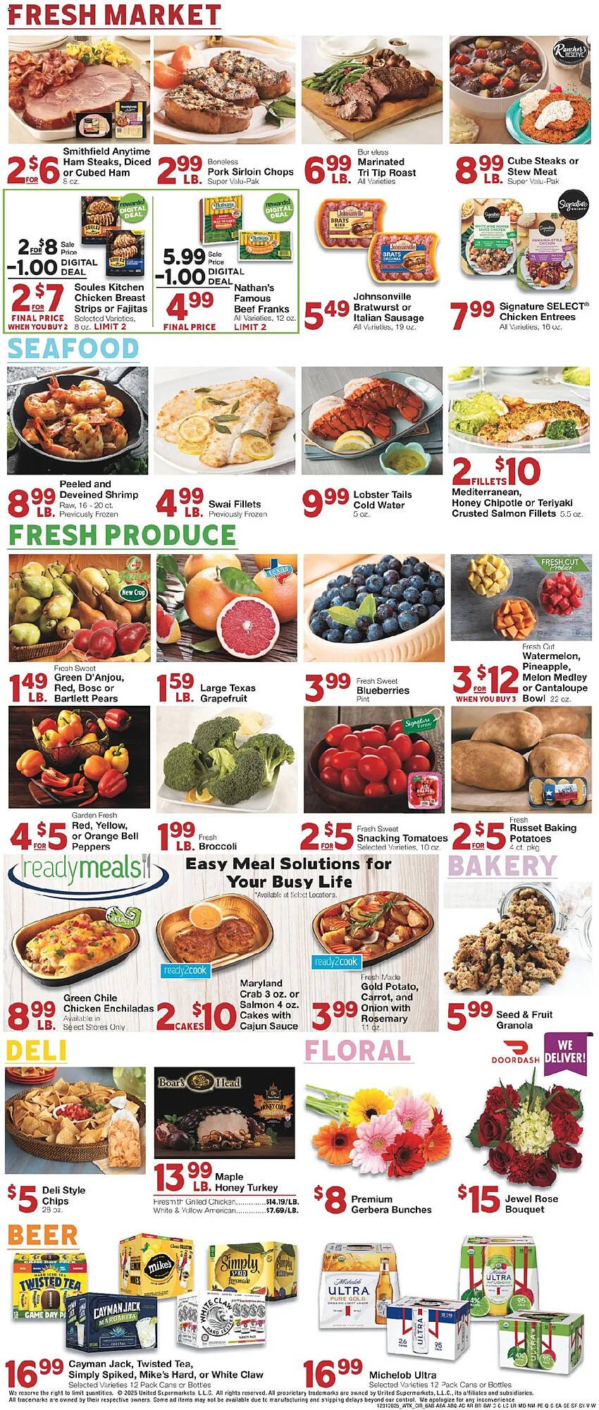 United Supermarkets weekly ad