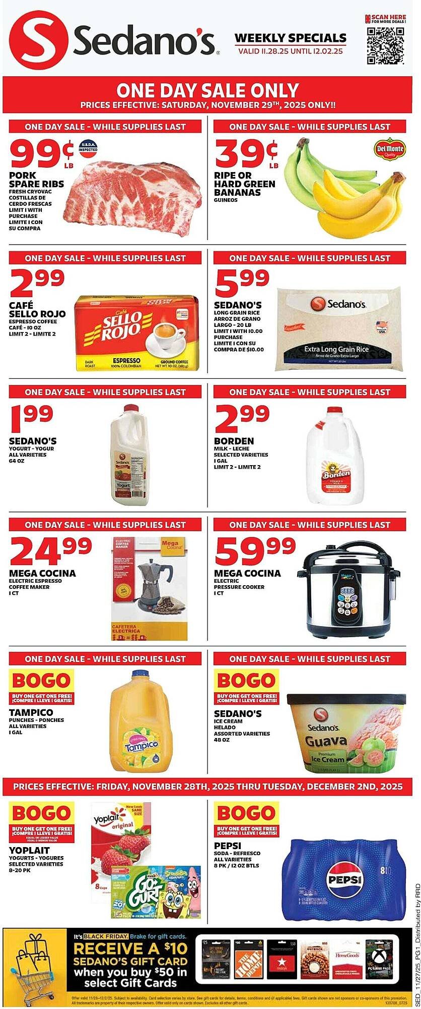 Sedano&#039;s weekly ad