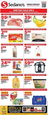 Sedano&#039;s weekly ad