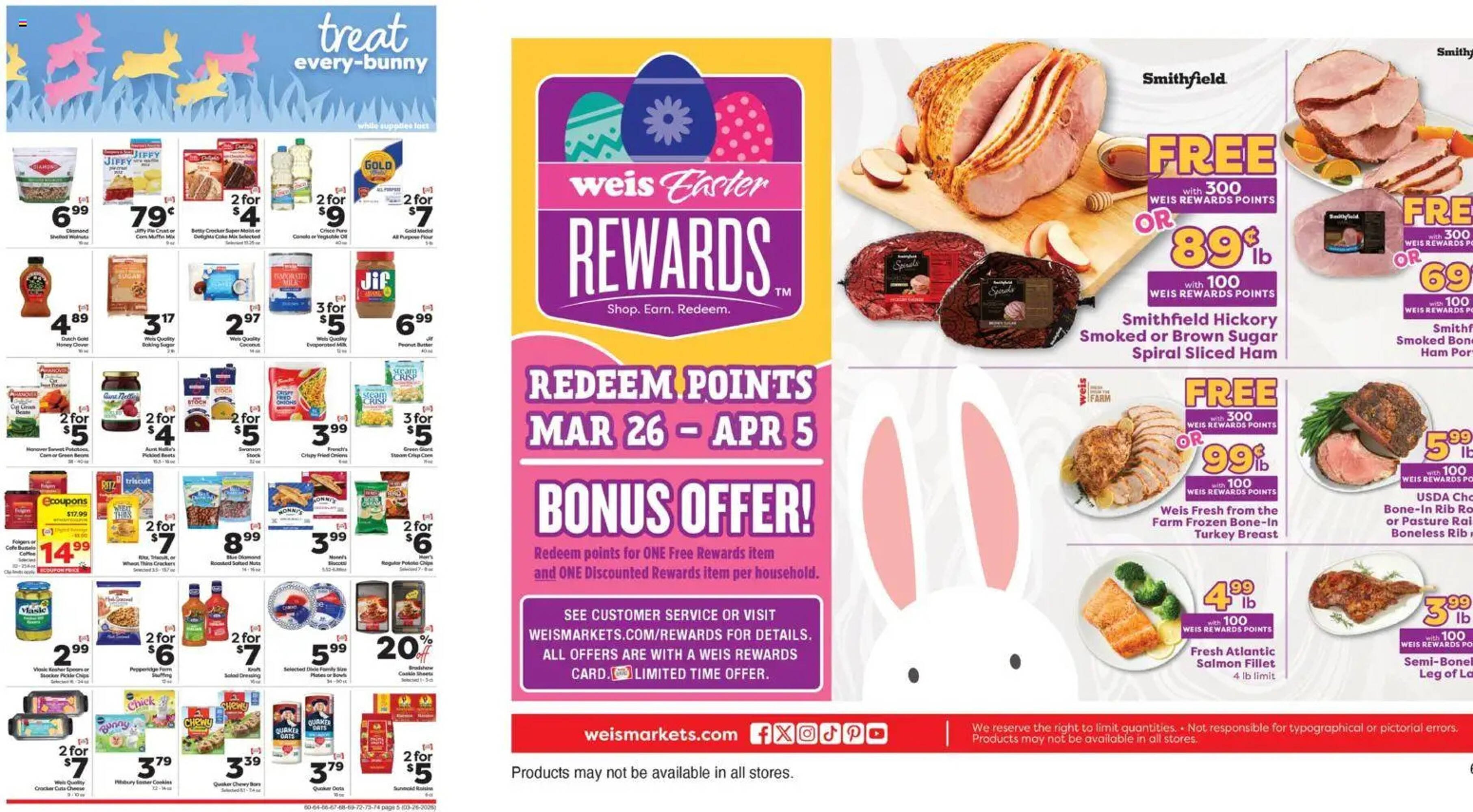 Weis Markets weekly ad