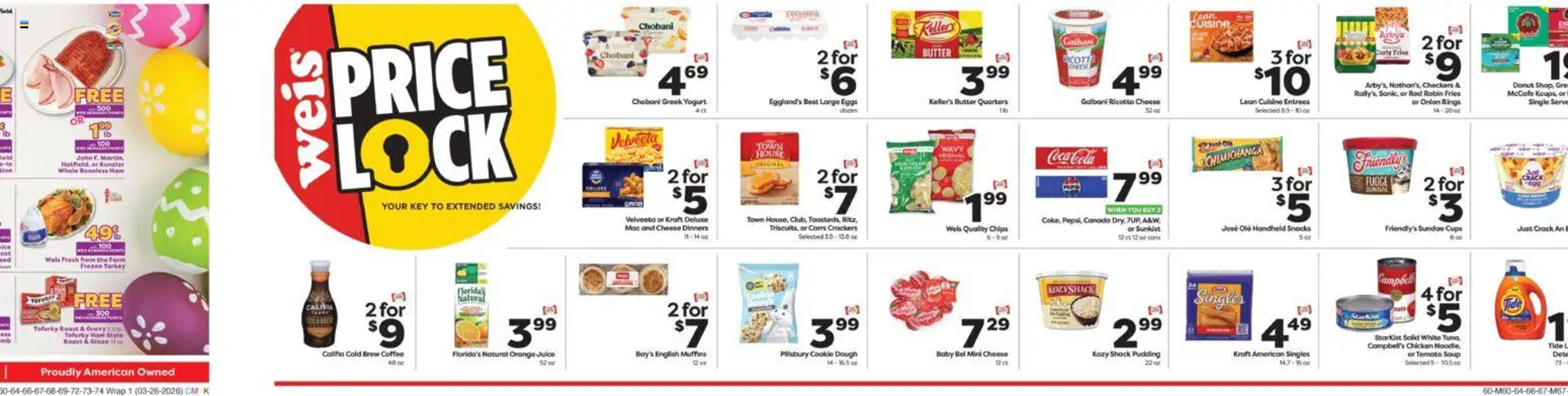 Weis Markets weekly ad
