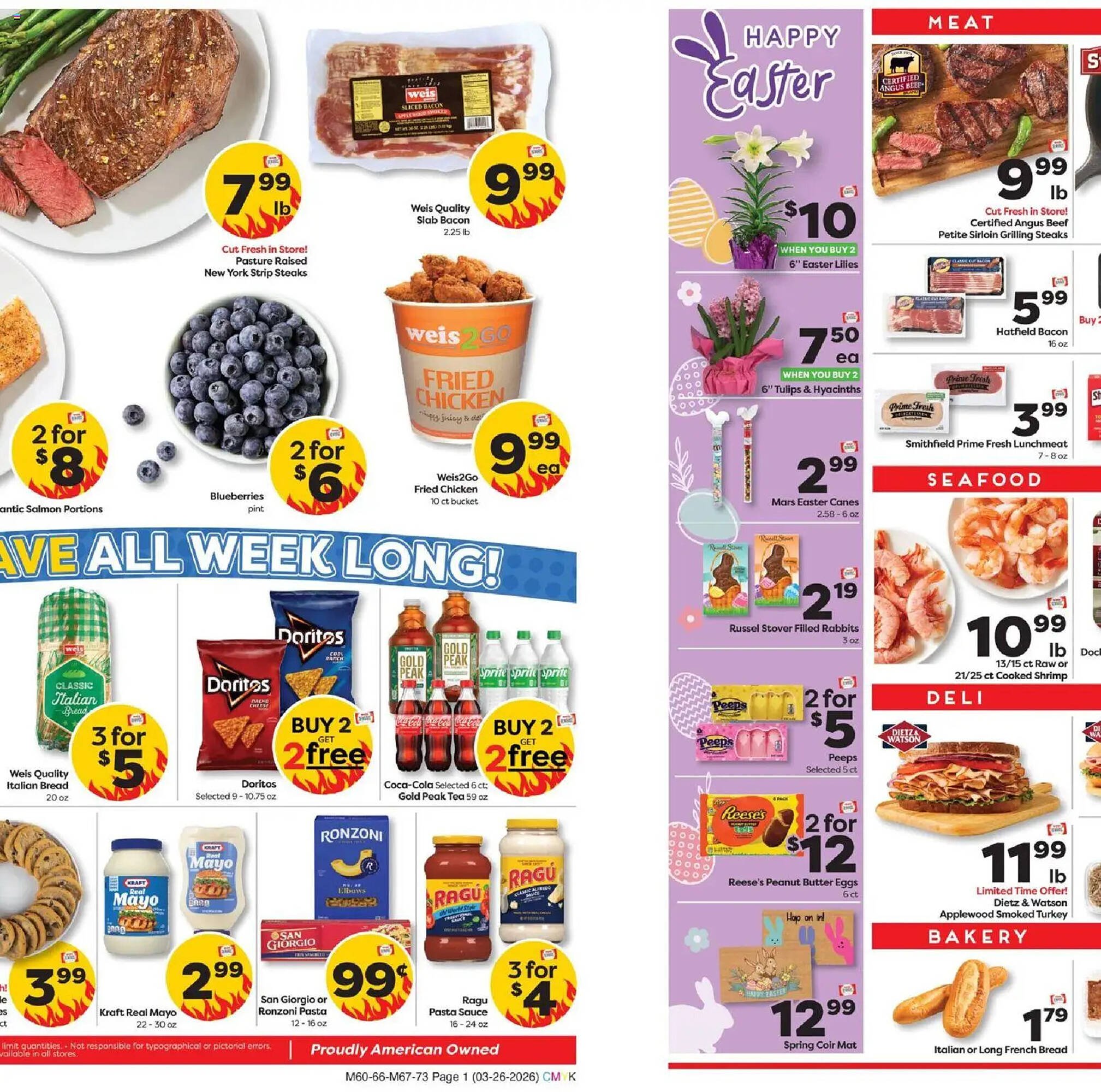 Weis Markets weekly ad