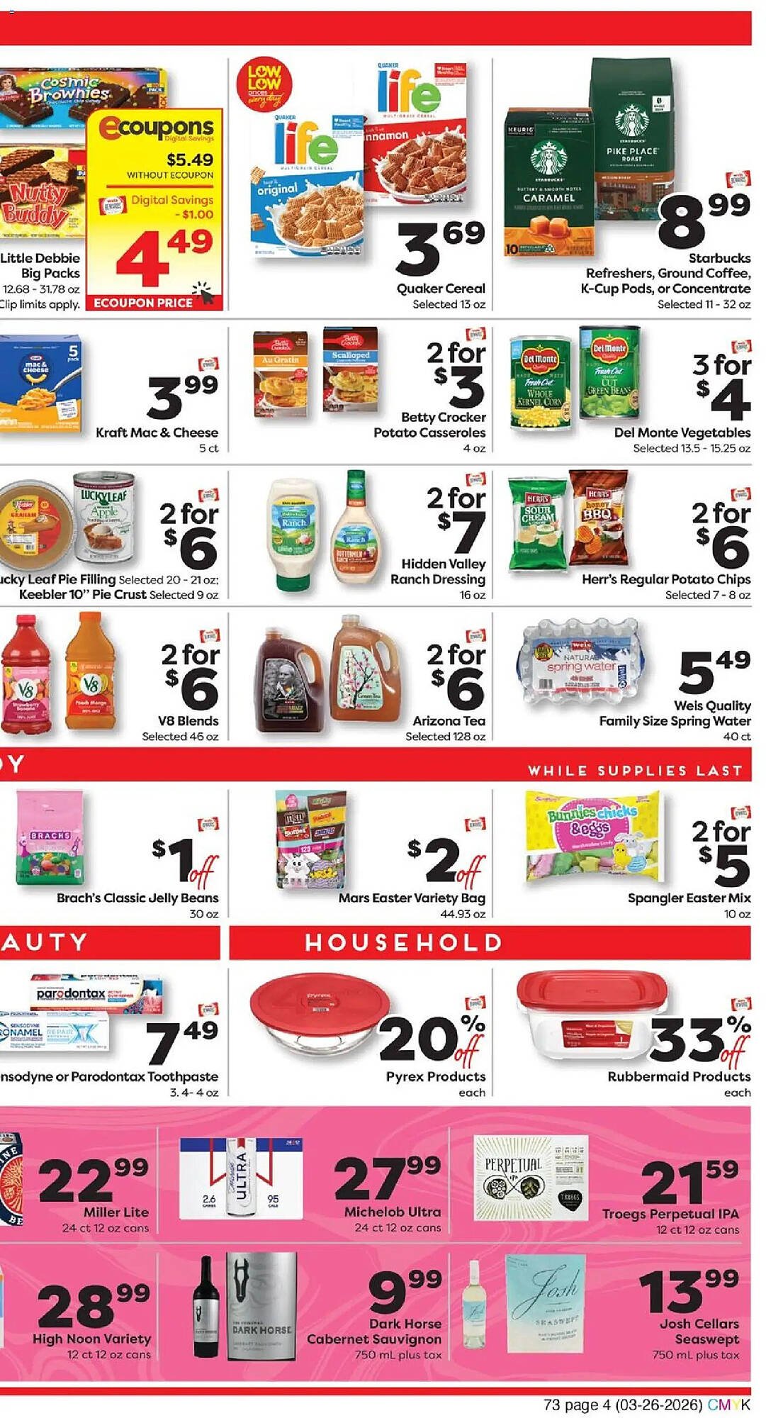 Weis Markets weekly ad