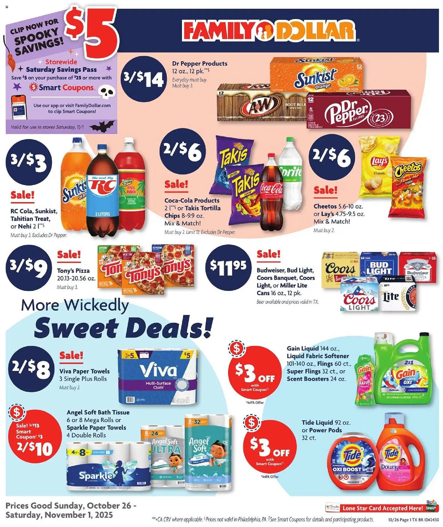 Family Dollar weekly ad (2025-10-26 - 2025-11-01) | 1