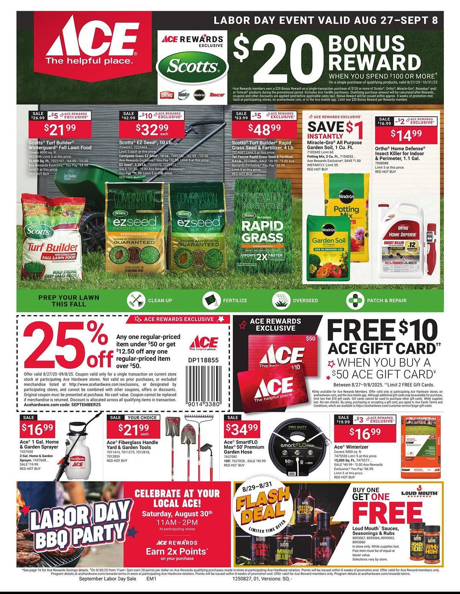 Ace Hardware Weekly Ad (2025-08-27 - 2025-09-08) | 1