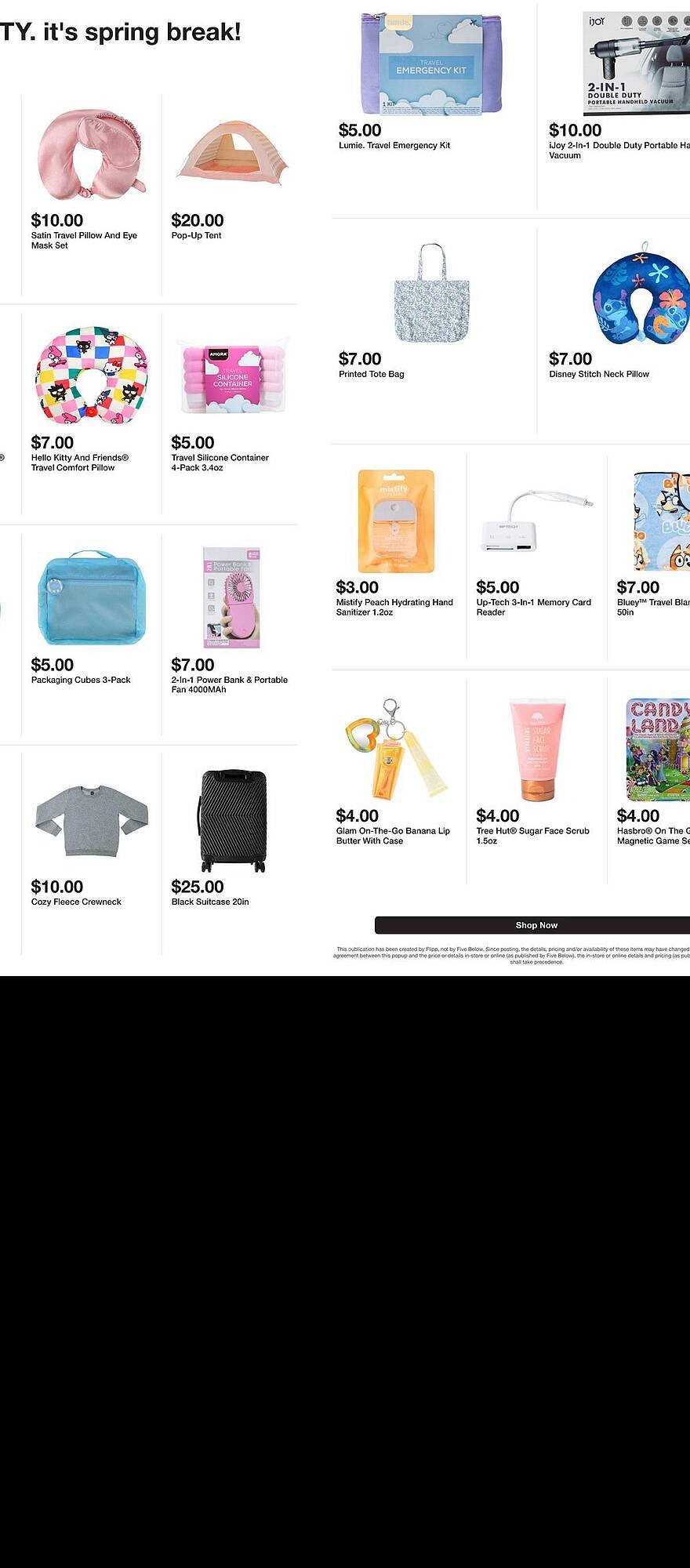 Five Below weekly ad