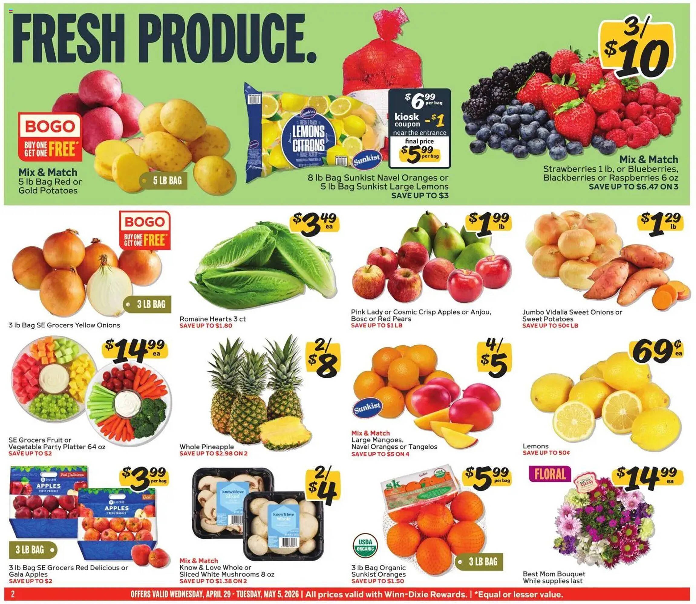 Winn Dixie weekly ad