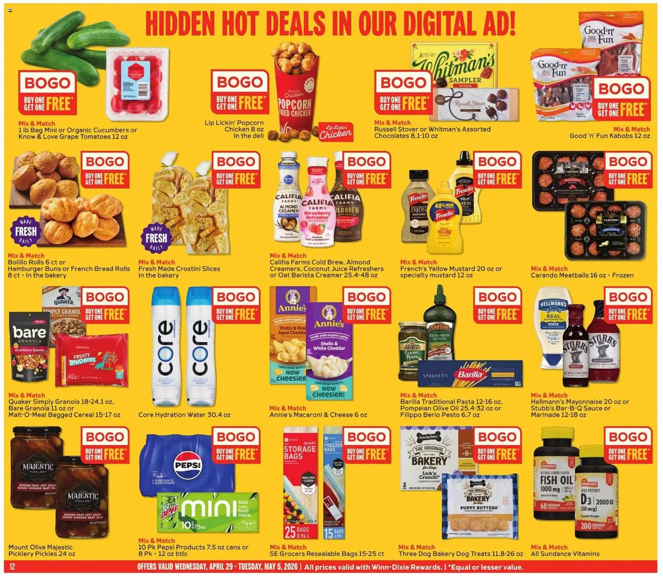Winn Dixie weekly ad