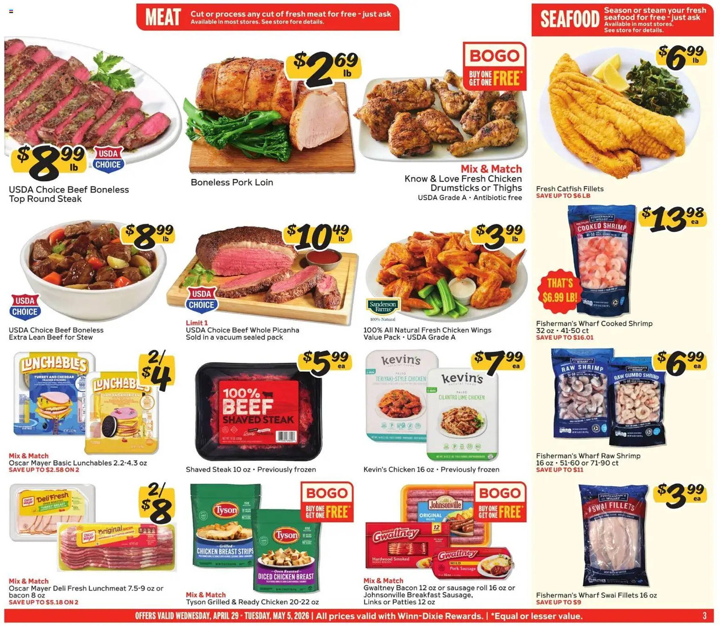 Winn Dixie weekly ad