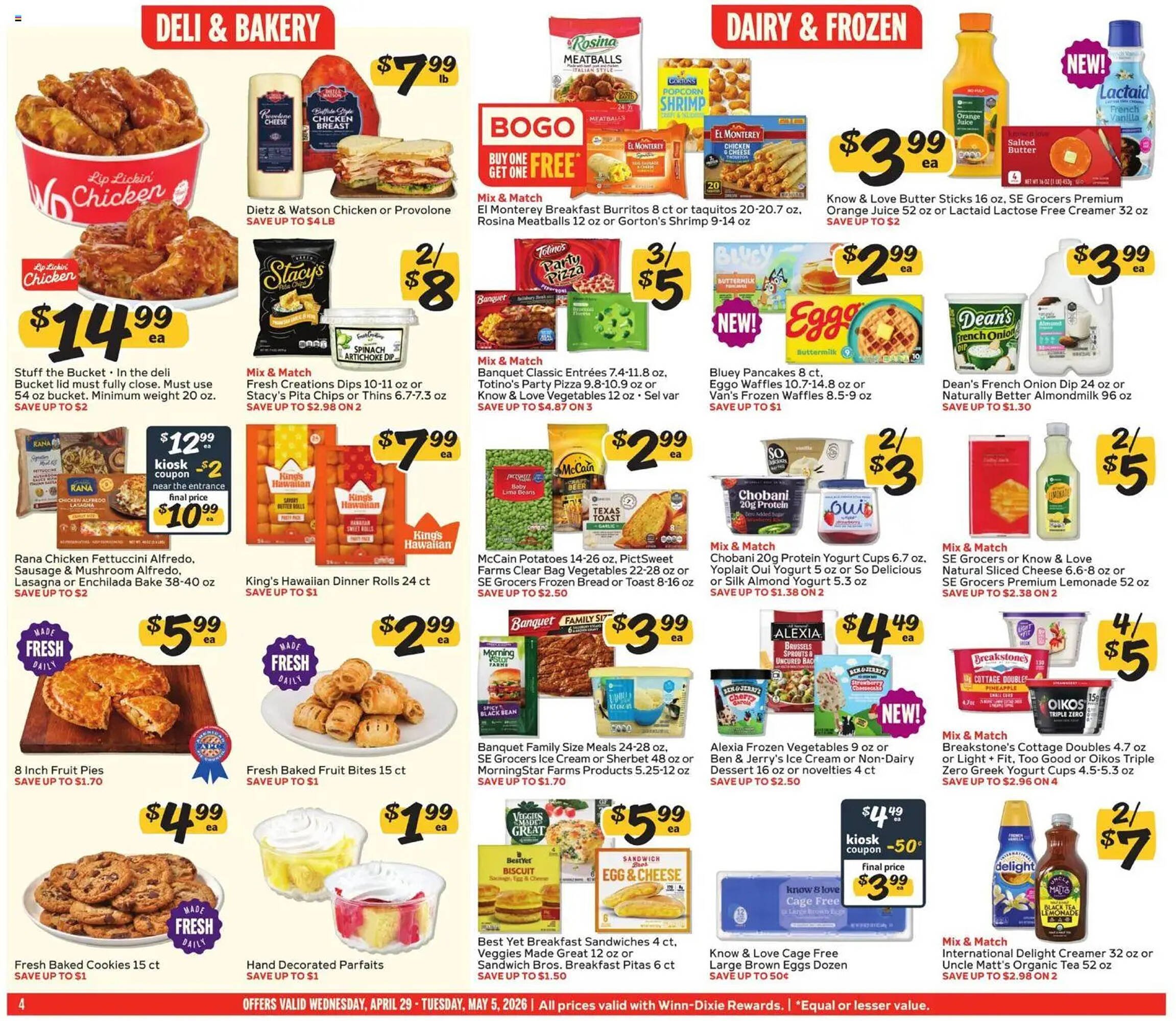 Winn Dixie weekly ad