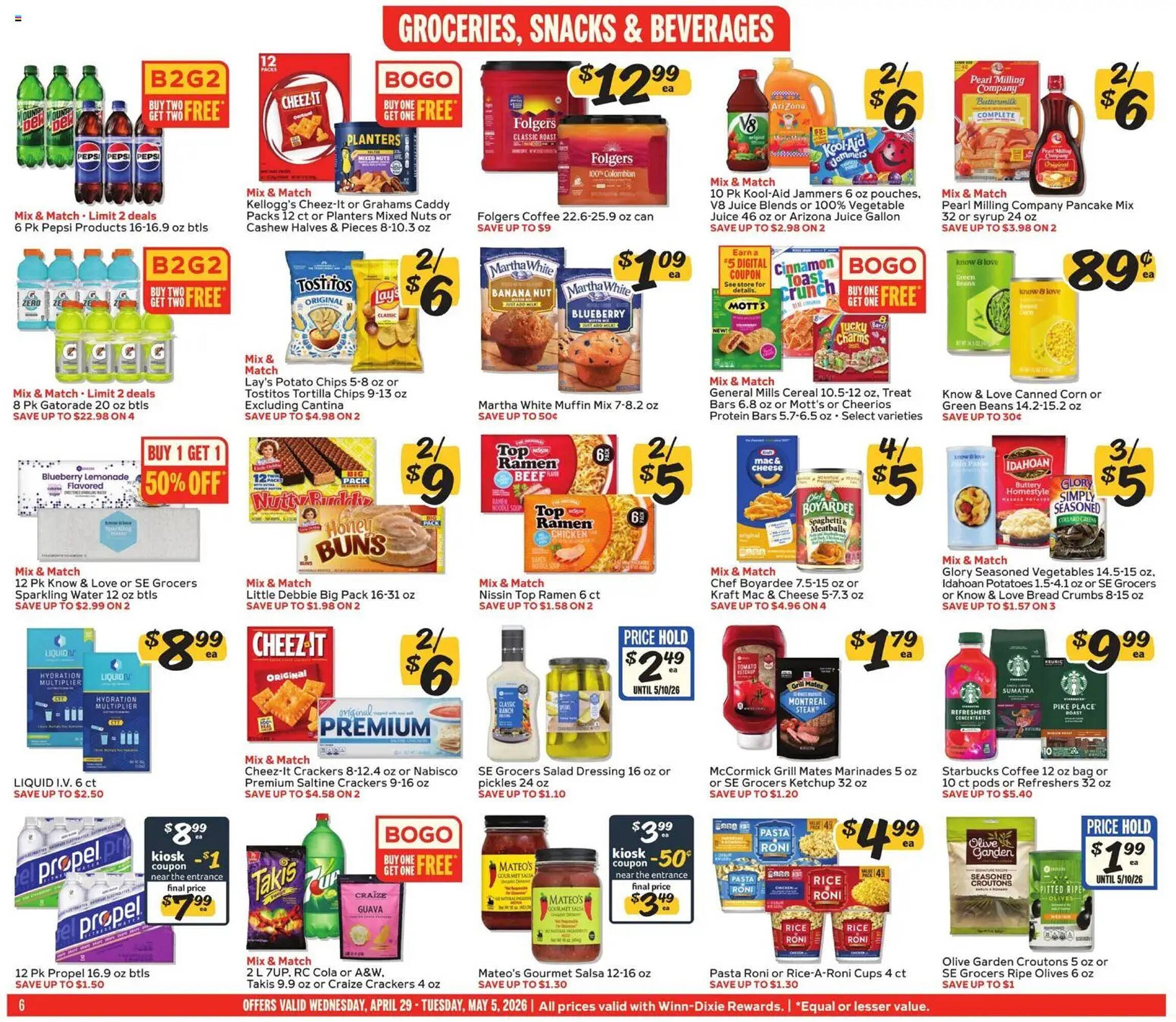 Winn Dixie weekly ad