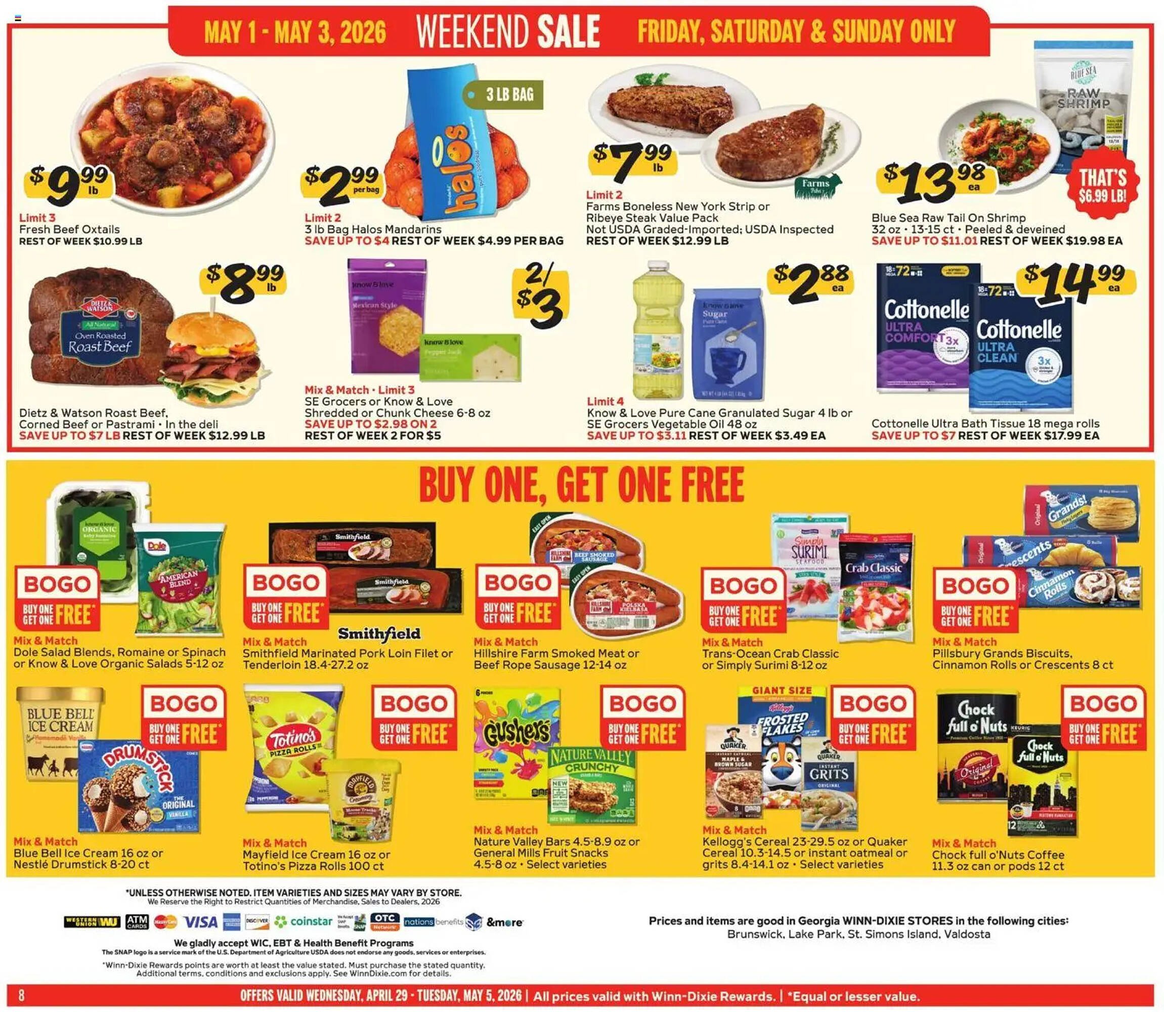 Winn Dixie weekly ad