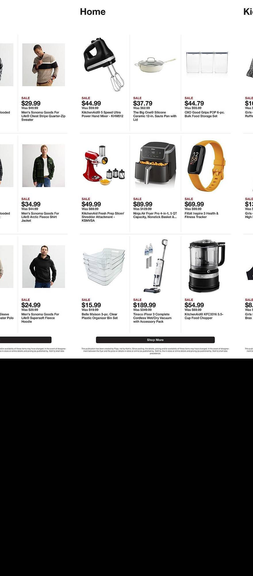 Kohl's weekly ad