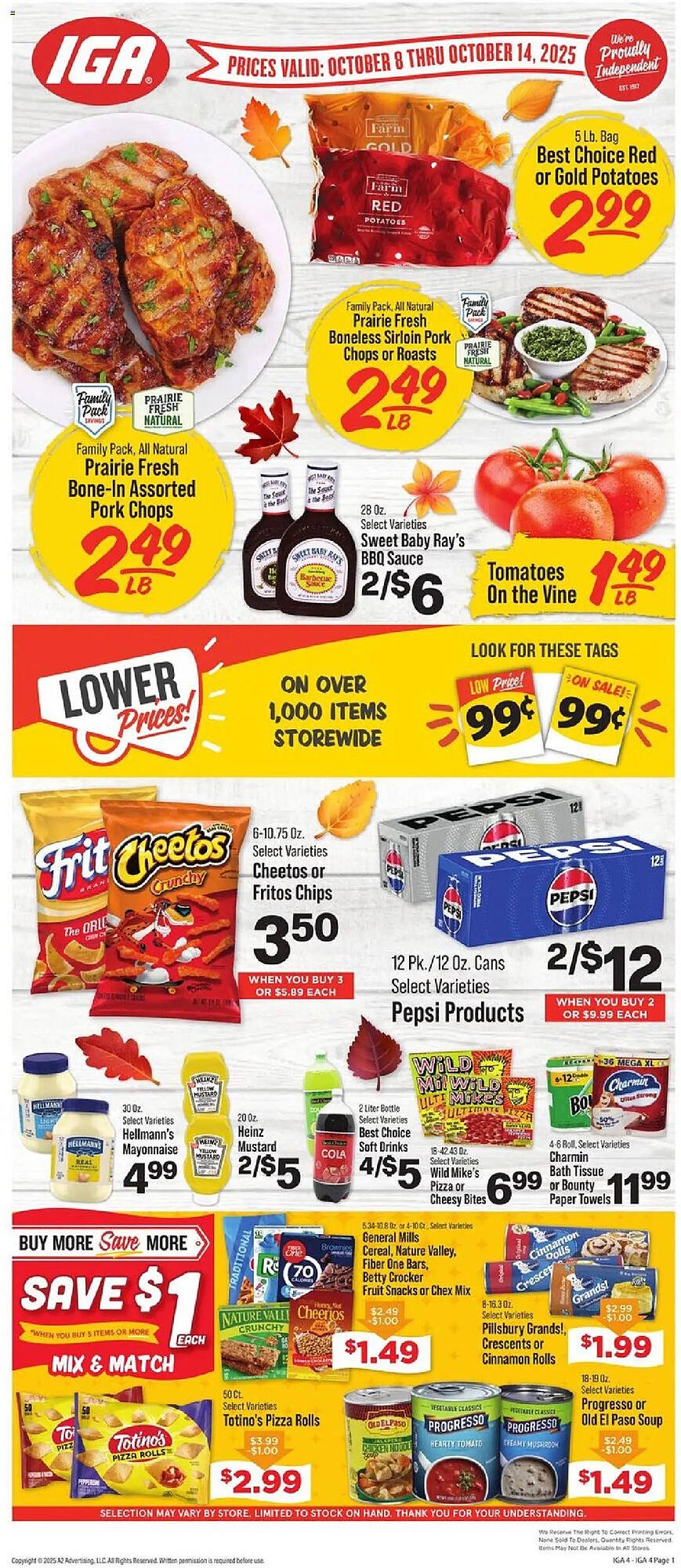 IGA weekly ad (2025-10-08 - 2025-10-15) | 1