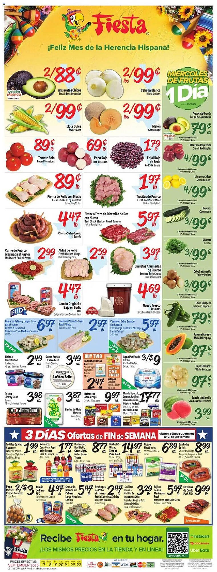 Fiesta Mart weekly ad (2025-09-17 - 2025-09-24) | 1