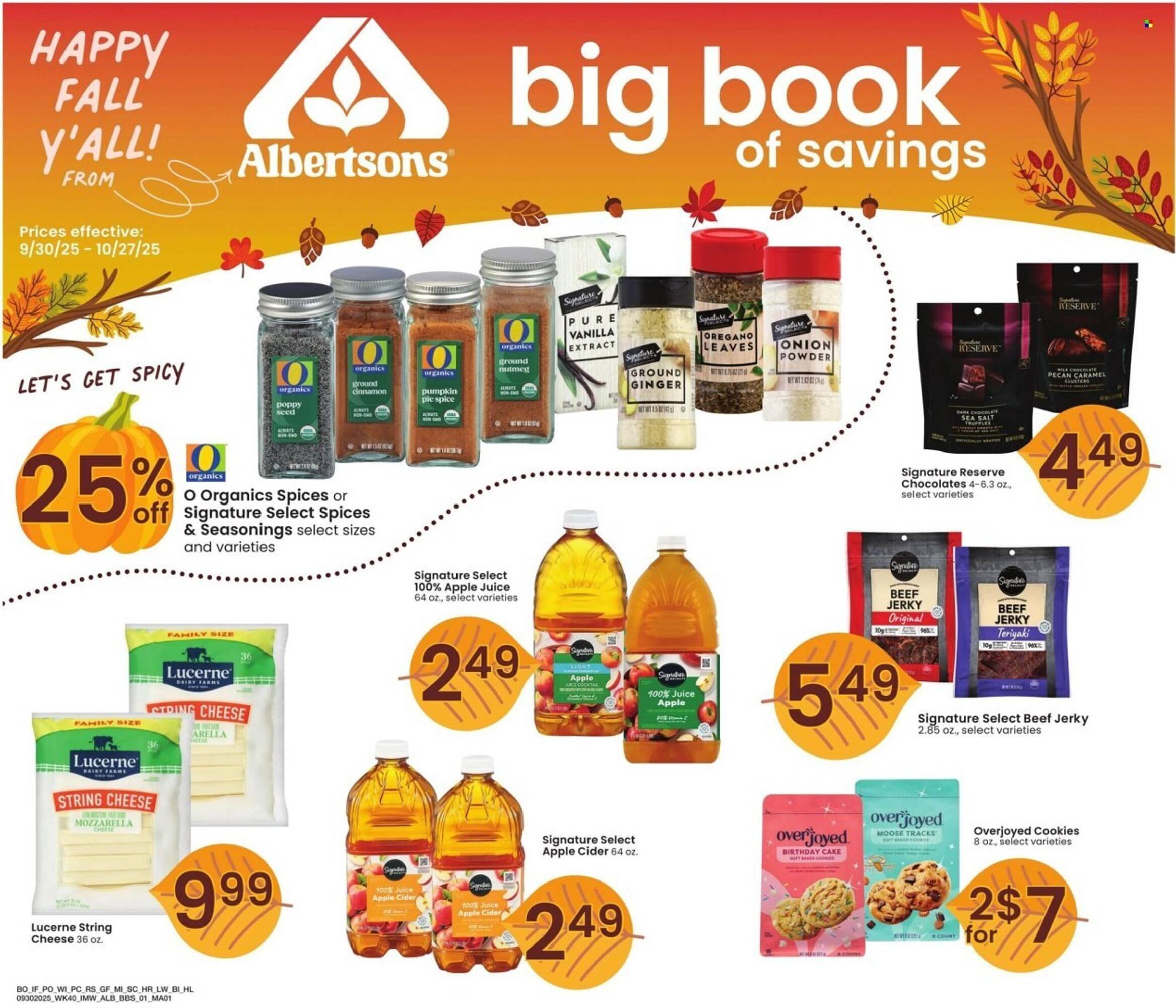 Albertsons weekly ad (2025-09-30 - 2025-10-27) | 1