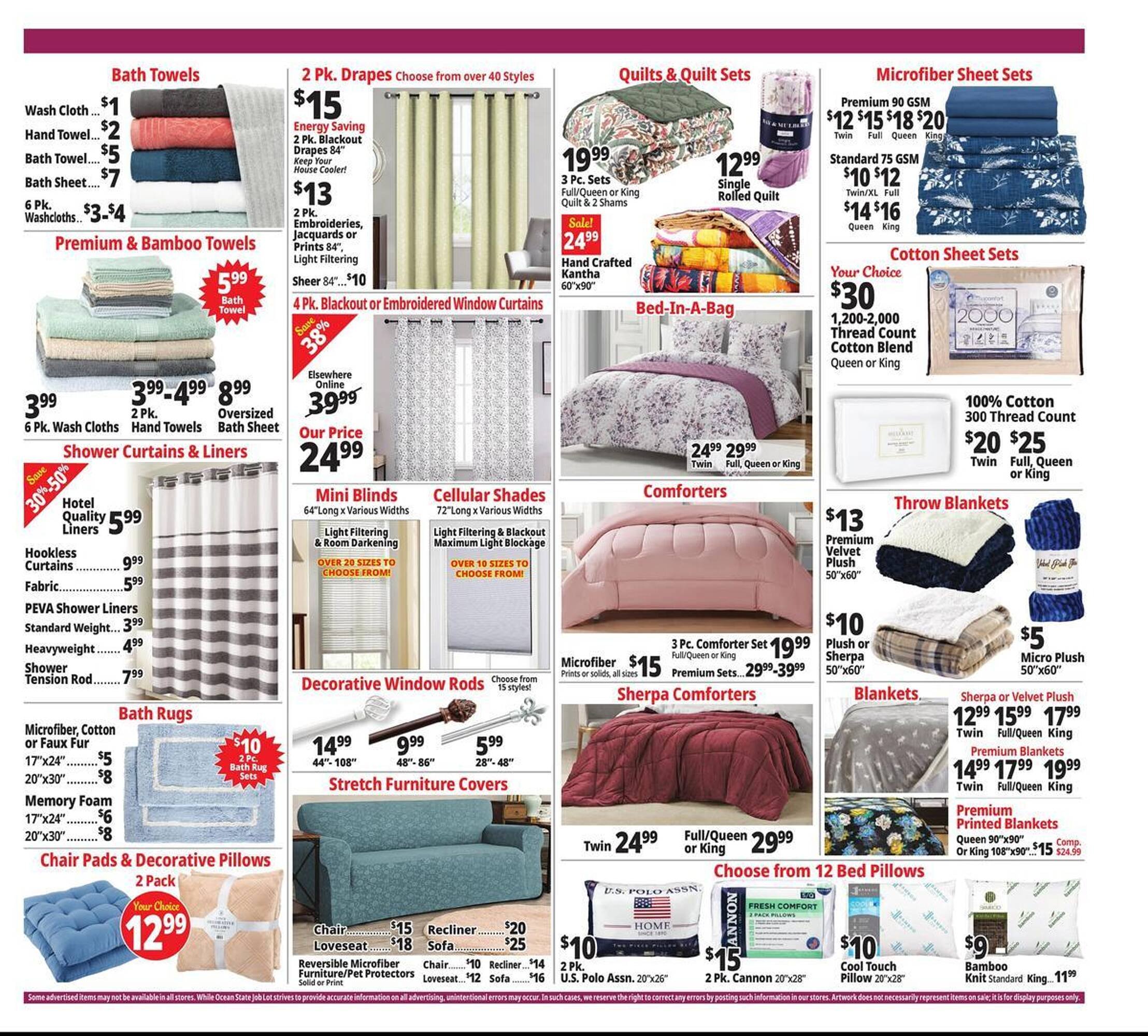 Ocean State Job Lot flyer