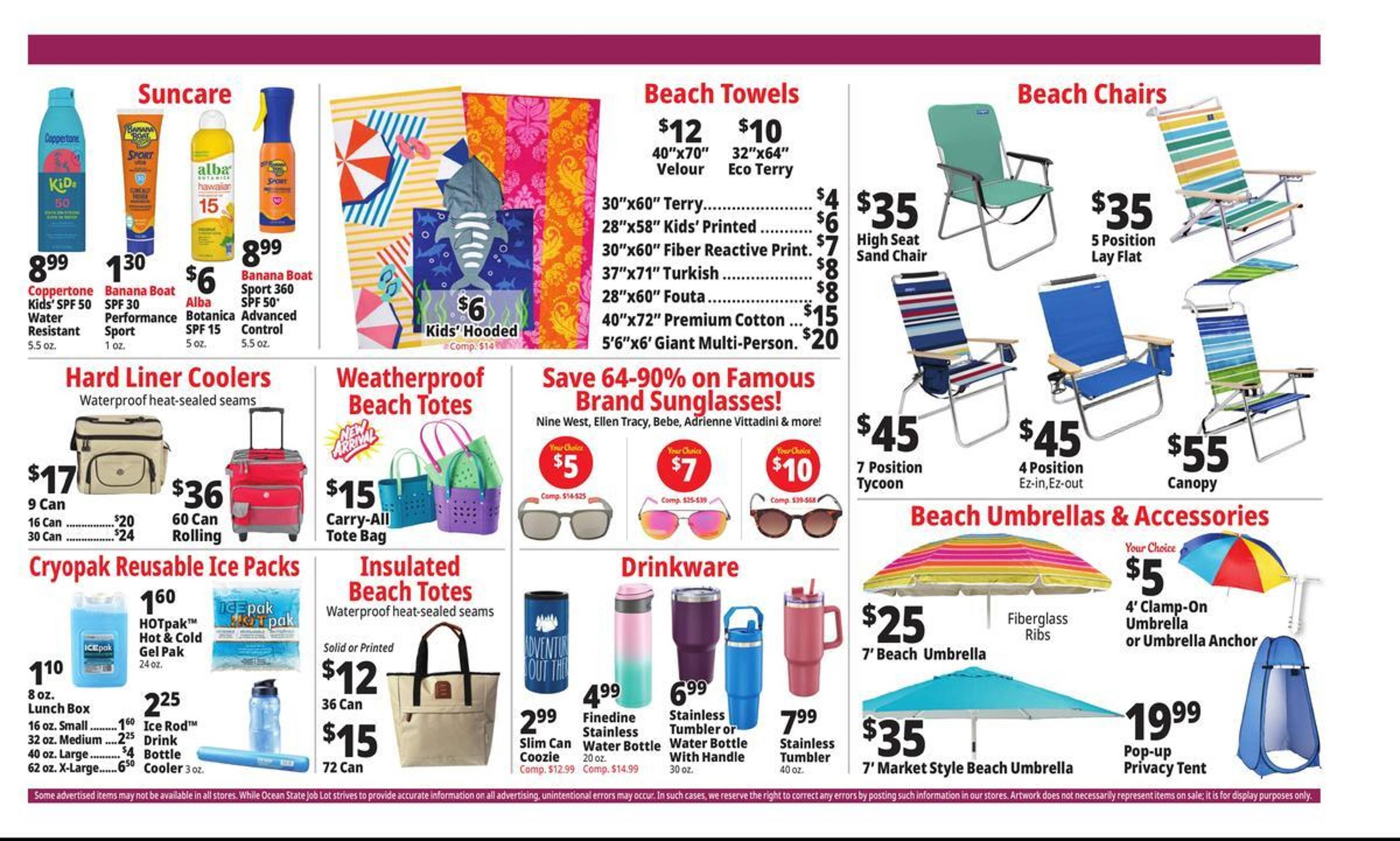 Ocean State Job Lot flyer