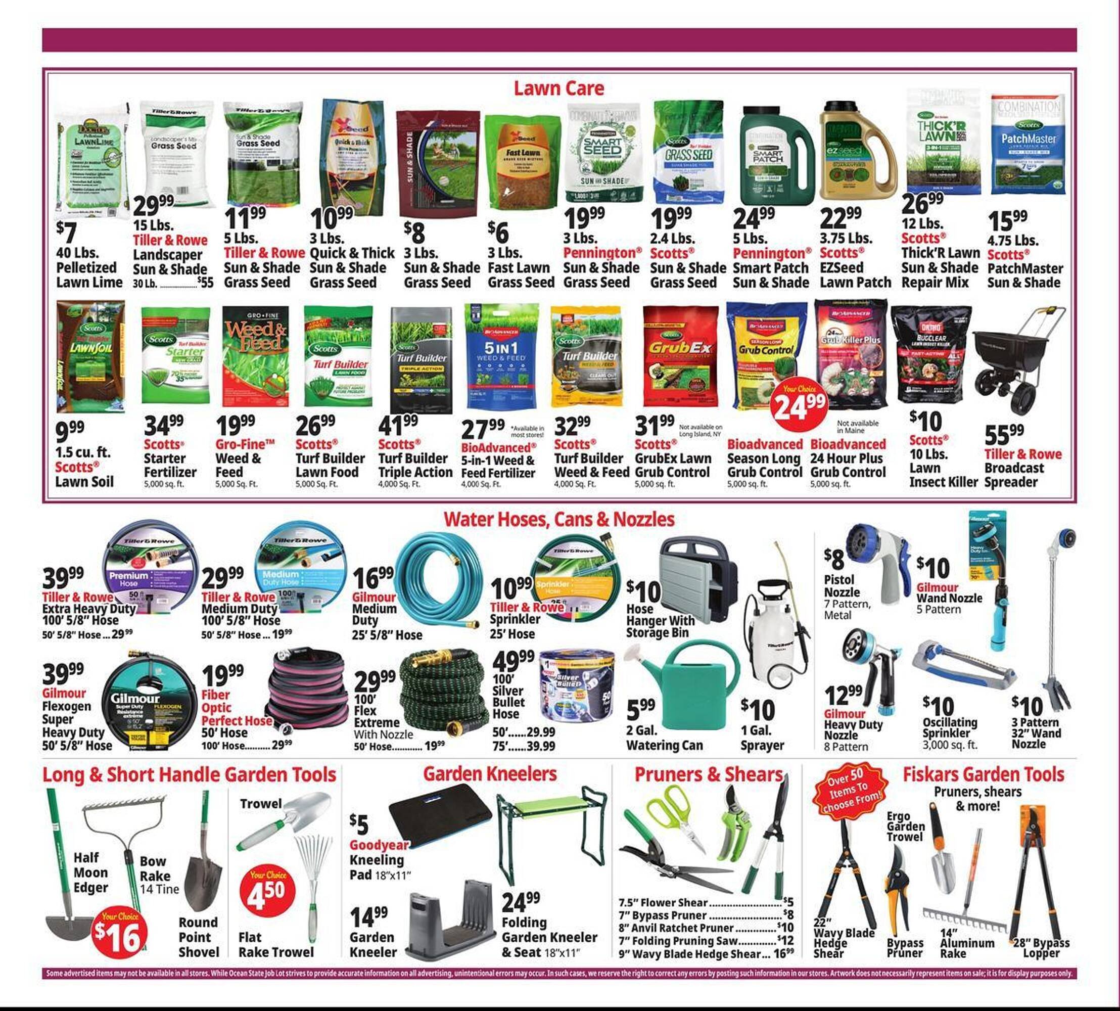Ocean State Job Lot flyer