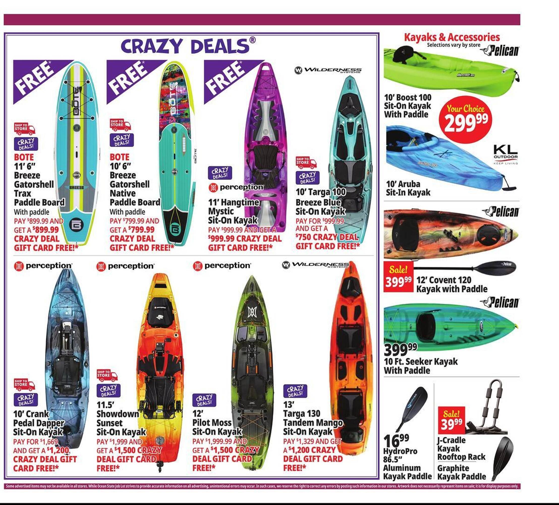 Ocean State Job Lot flyer
