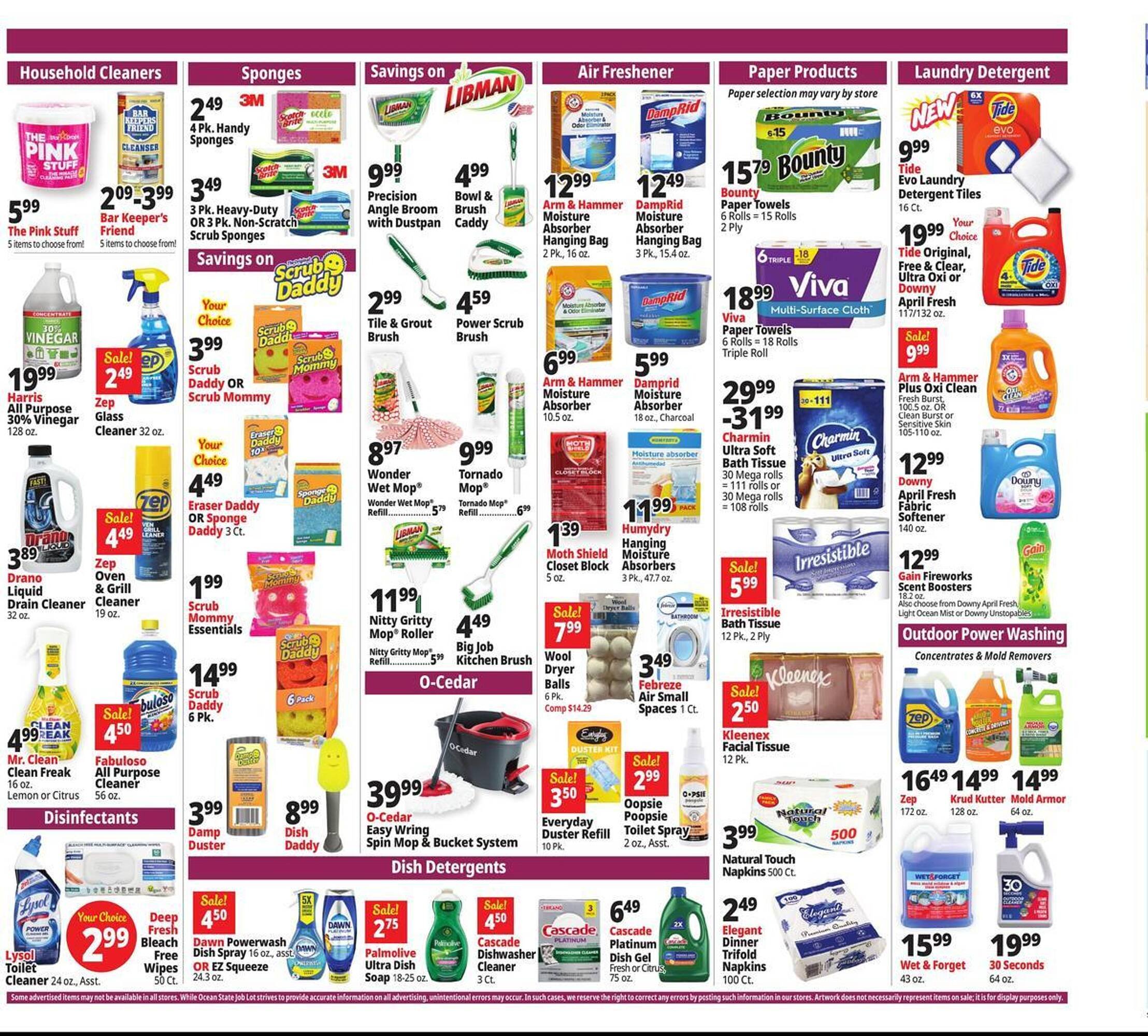 Ocean State Job Lot flyer