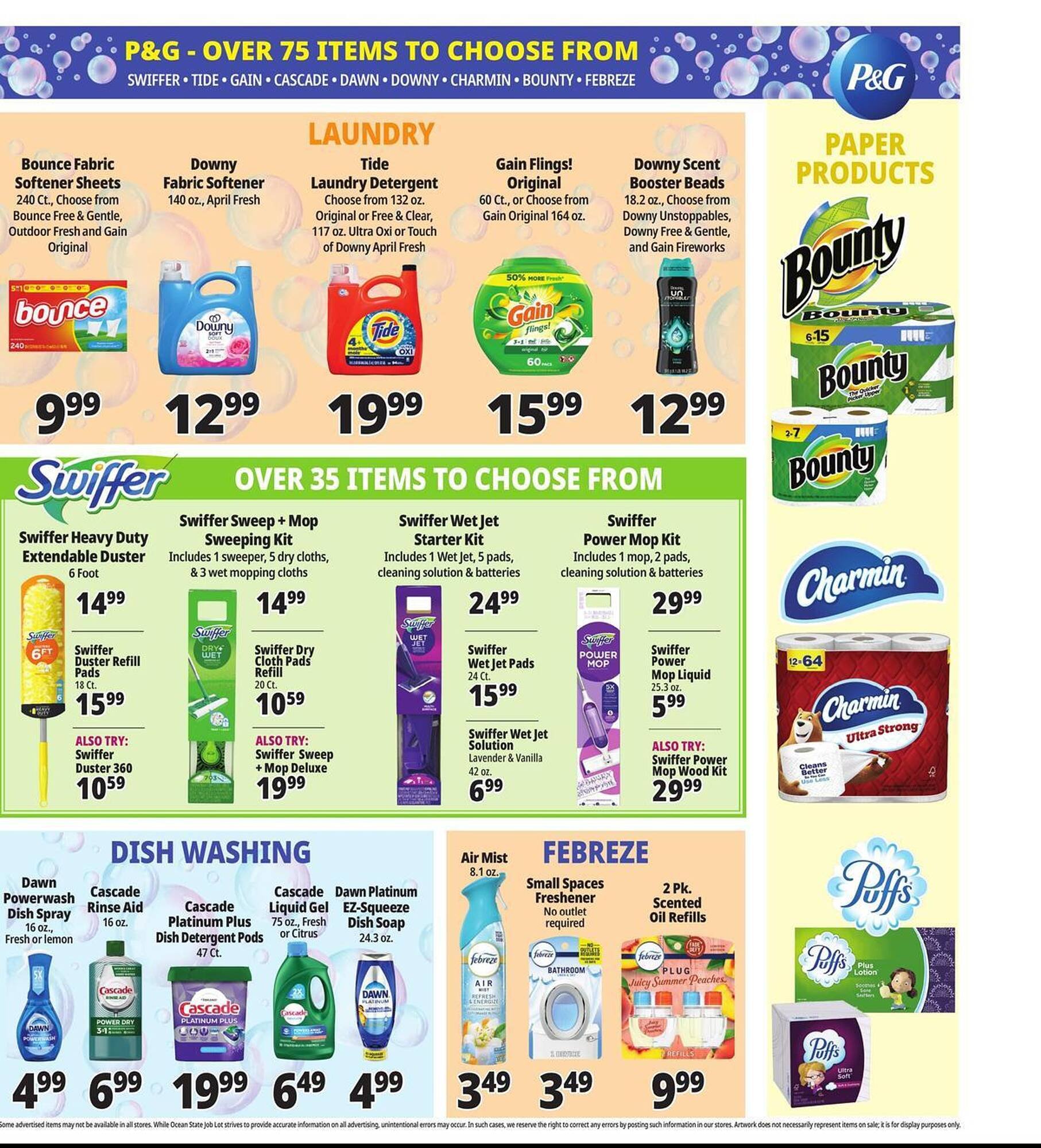 Ocean State Job Lot flyer
