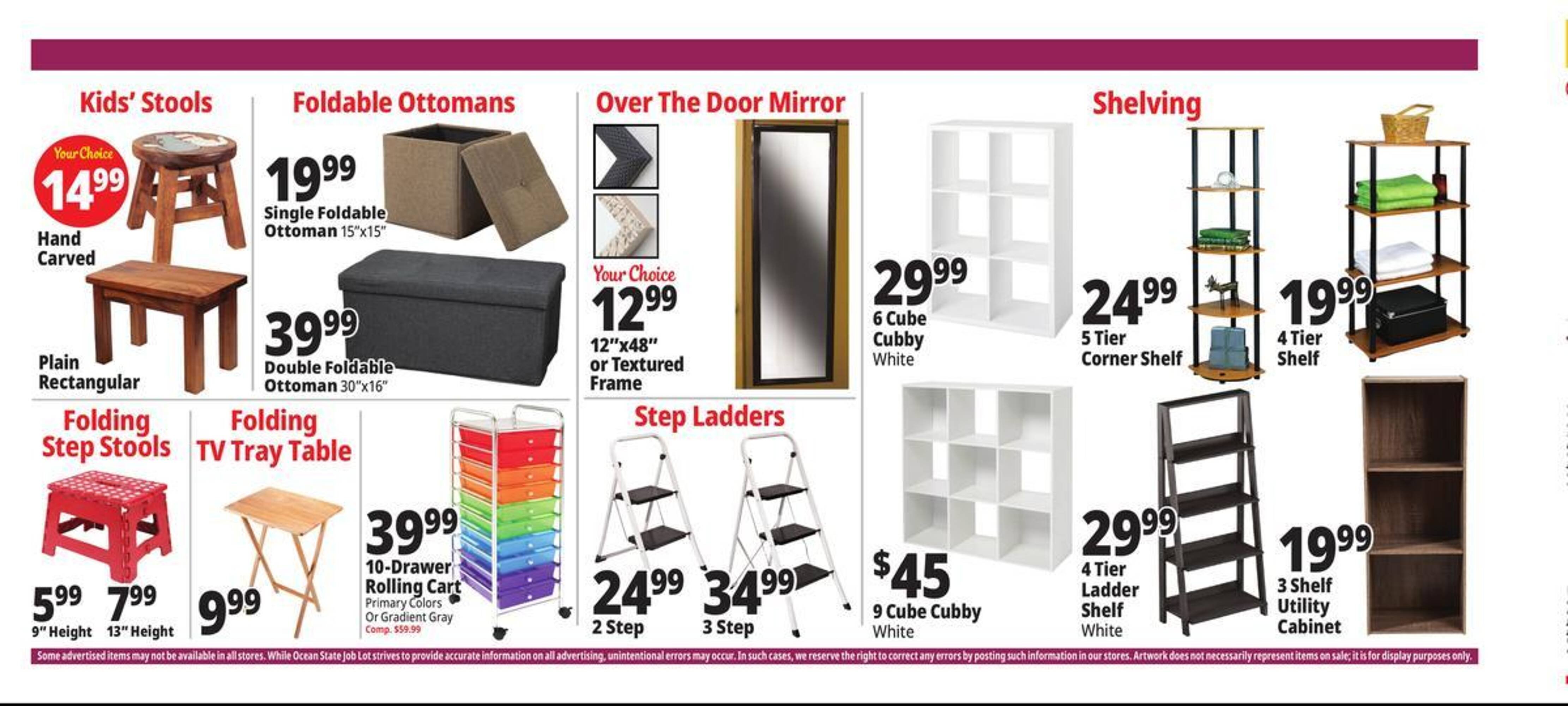 Ocean State Job Lot flyer
