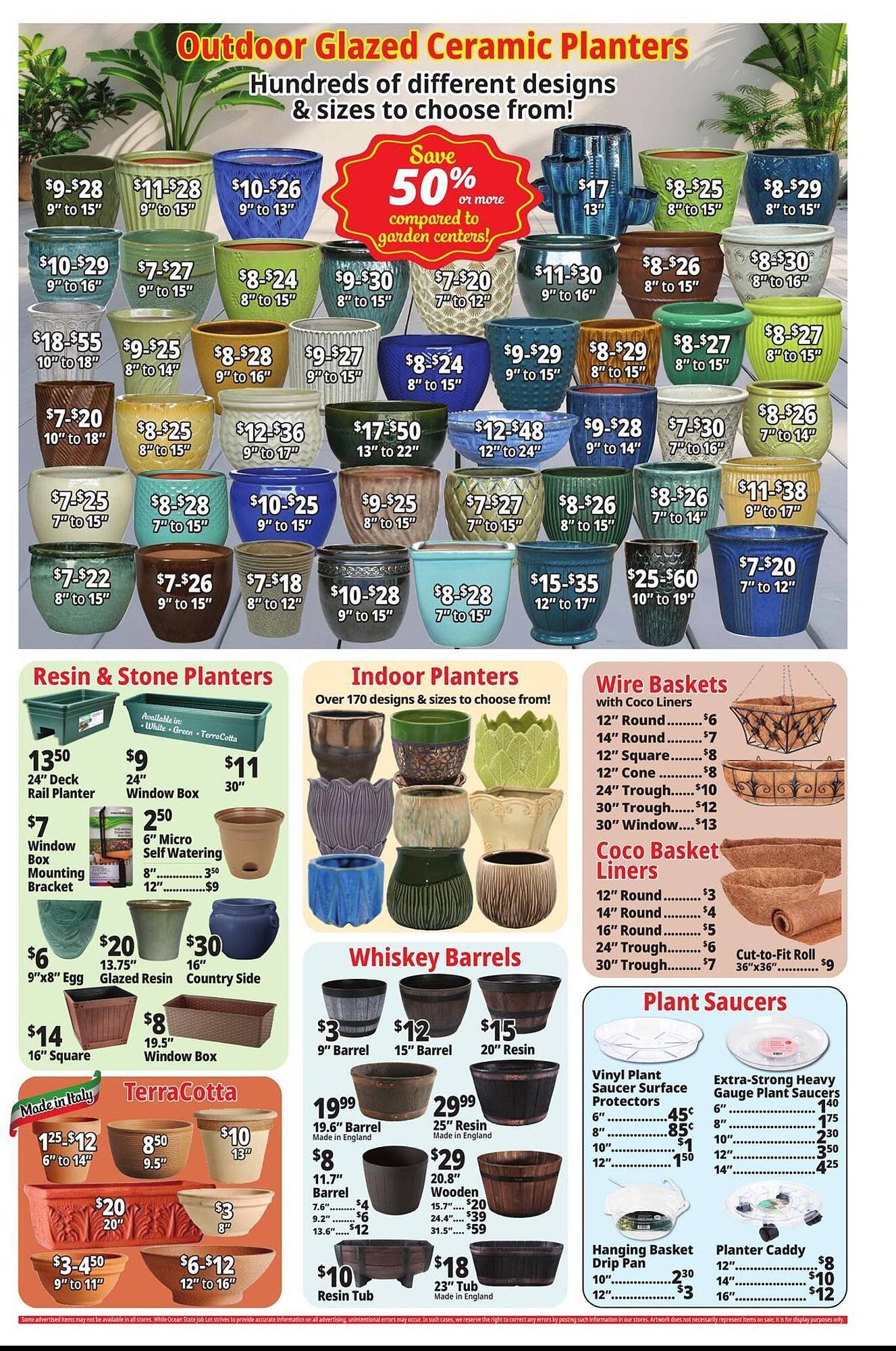 Ocean State Job Lot flyer