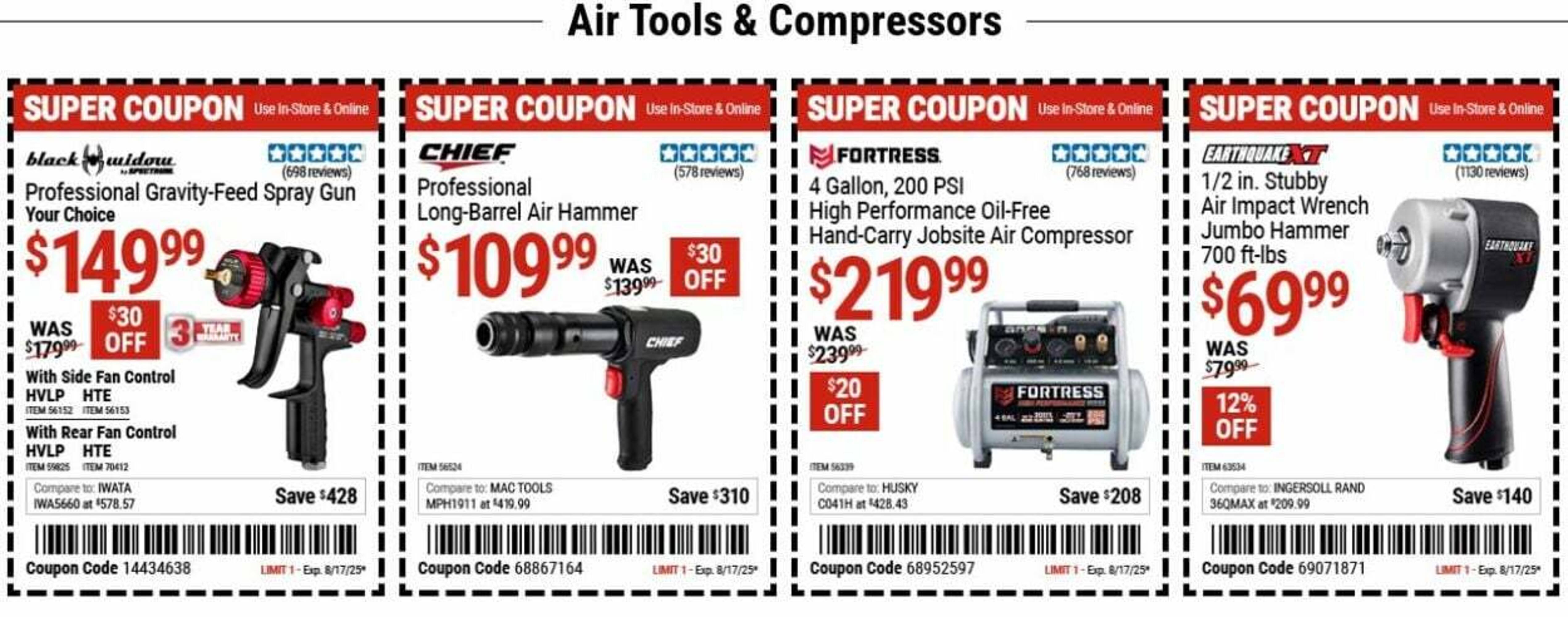 Harbor Freight Tools Weekly Ad (2025-08-04 - 2025-08-13) | 1
