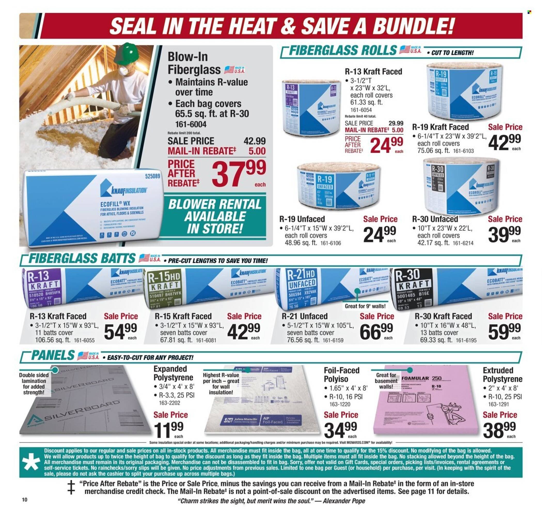 Menards weekly ad