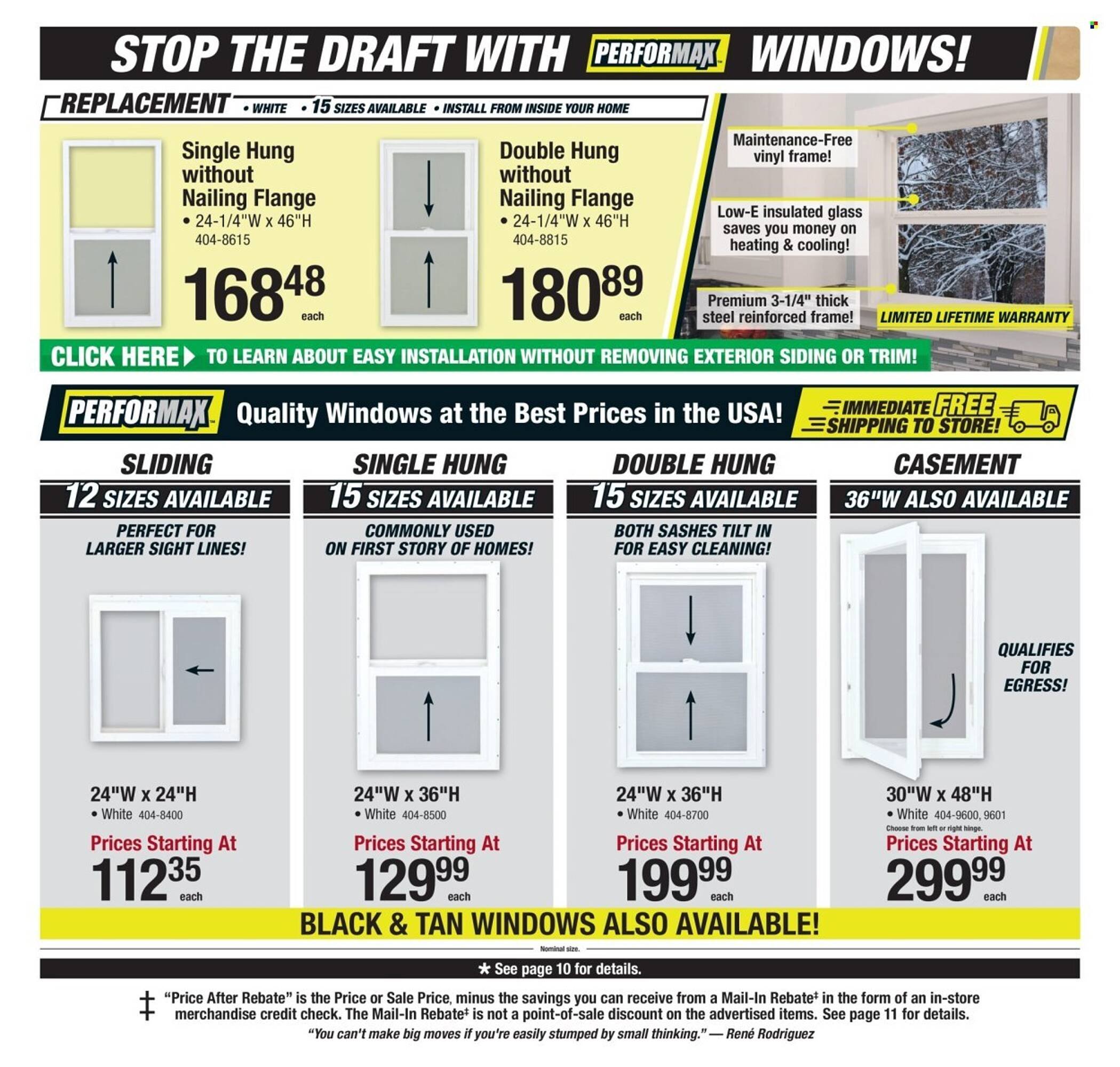 Menards weekly ad